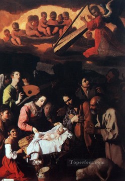 フランシスコ・デ・スルバラン Painting - 羊飼いの礼拝 バロック フランシスコ・スルバロン